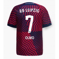 Stroje piłkarskie RB Leipzig Dani Olmo #7 Koszulka Wyjazdowej 2023-24 Krótki Rękaw